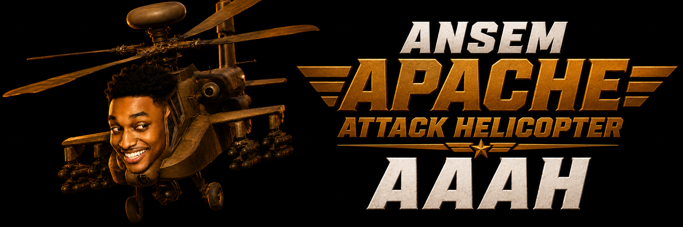 Ansem Apache Attack Helicopter