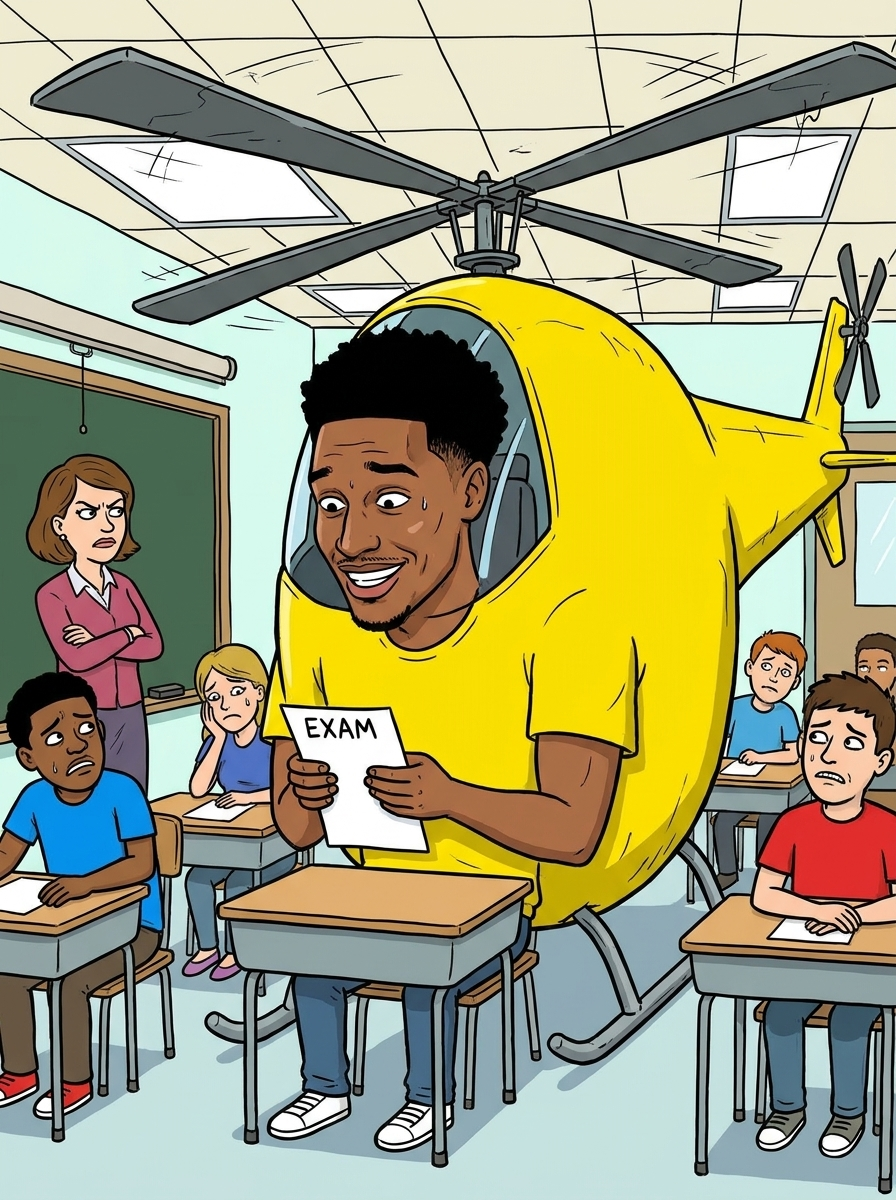 Ansem helicopter classroom